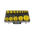 Set carote bimetal 17 piese, geanta, 19-76mm Verke