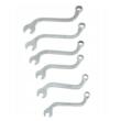 Set chei inelare de tip S, 10-19mm,  6 piese, crom-vanadiu, Verke