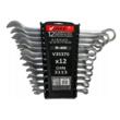  Set 12 chei fixe combinate, 6-22 mm, 12 piese, crom-vanadiu, Verke