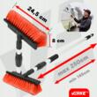 Perie telescopica pentru spalat, curatat auto, maner 145-250 cm, Verke