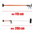 Suport telescopic pentru gips carton, 115 - 290 cm, Verke