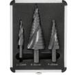 Set burghiu conic 4 - 32 mm, 3 piese,  HSS 4241, Verke