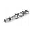 Set 6 burghie combinate pentru gaurire si filetare in metal, M3-M10, prindere hexagonală 1/4", prelungitor inclus, Verke