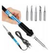 Kit profesional pentru lipit, letcon, putere 60 W, temperatura 200-450°, Verke