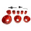 Set carote 19-64 mm pentru lemn, gips-carton și carton, 11 piese, Verke
