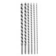 Set burghie pentru lemn, lungime 460 mm, 6 piese, Verke