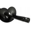 Burghiu pamant calitate premium 20 cm x 80 cm, pentru motoburghiu, varf rasucit, Verke