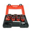 Trusa filetat tevi  1/4", 3/8", 1/2", 3/4", 1", 1-1/4", 6 piese, Verke