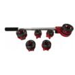 Trusa filetat tevi  1/4", 3/8", 1/2", 3/4", 1", 1-1/4", 6 piese, Verke