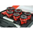 Trusa filetat tevi  1/4", 3/8", 1/2", 3/4", 1", 1-1/4", 6 piese, Verke