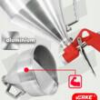 Pistol pneumatic pentru tencuiala, glet, vopsea texturata, ipsos, mortar lichid duza 4, 6, 8mm, 5L, vas metalic, Verke