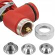 Pistol pneumatic pentru tencuiala, glet, vopsea texturata, ipsos, mortar lichid duza 4, 6, 8mm, 5L, vas metalic, Verke