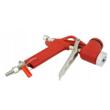 Pistol pneumatic pentru tencuiala, glet, vopsea texturata, ipsos, mortar lichid duza 4, 6, 8mm, 5L, vas metalic, Verke