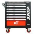 Dulap scule complet echipat, 7 sertare, 154 piese, Verke