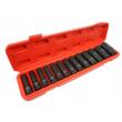 Set chei tubulare impact, 1/2" 10 - 32 mm, 13 piese, Verke