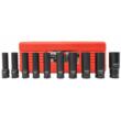 Set chei tubulare impact lungi, 1/2" 10 - 24 mm, 10 piese, Verke