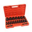 Set chei tubulare de impact lungi, 1/2" 10 - 38 mm, 20 piese, Verke