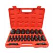 Set chei tubulare de impact lungi, 1/2" 10 - 38 mm, 20 piese, Verke
