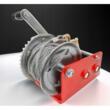Troliu manual, vinci, 1133 Kg, 2 trepte, lungime calbu 10m, grosime cablu 5.2 mm, mecanism cu clichet, Verke