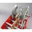 Troliu manual, vinci, 1133 Kg, 2 trepte, lungime calbu 10m, grosime cablu 5.2 mm, mecanism cu clichet, Verke