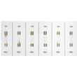 Set sigurante cilindrice din sticla, 120 piese, Verke
