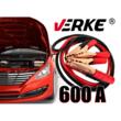 Set cabluri profesionale pentru incarcare, pornire auto, 600 A, lungime cablu 2.5 m, Verke