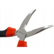 Cleste mecanic cu varf lung curbat si maner izolat ergonomic, lungime 160 mm, Verke
