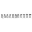 Set chei tubulare cu clichet, 19 piese,1/2, Verke