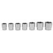 Set chei tubulare cu clichet, 19 piese,1/2, Verke