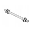 Roata completa pentru roaba, carucior 390 x 91, ax 1 mm, janta 220 mm, Verke