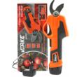 Foarfeca electrica cu acumulator pentru curatrea copacilor, florilor, arbustilor, plantelor ornamentale, latime de taiere 22 mm,  7.2V 2Ah, Verke