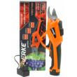 Foarfeca electrica cu acumulator pentru curatarea arbustilor, florilor, copacilor, plantelor, latime de taiere 12 mm,  3.6V 1.5Ah, Verke