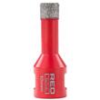 Set carote diamantate, 6-68 mm, HEX, M14, 9 piese, Red Technic