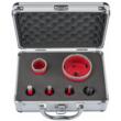 Set carote diamantate, 6 - 68 mm, HEX, M14, 6 piese, Red Technic