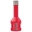 Set carote diamantate, 6 - 68 mm, HEX, M14, 6 piese, Red Technic