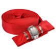 Furtun apa irigatii 2"20 metri, tip pompieri 8 bari, cu cuple, Red Technic