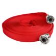 Furtun apa irigatii 1"30 metri, tip pompieri 8 bari, cu cuple, Red Technic