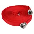 Furtun apa irigatii 1"30 metri, tip pompieri 8 bari, cu cuple, Red Technic
