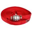Furtun apa irigatii 1"30 metri, tip pompieri 8 bari, cu cuple, Red Technic
