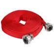 Furtun apa tip pompieri 1"20 metri, 8 bari, cu cuple, Red Technic