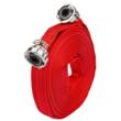 Furtun apa tip pompieri 1"20 metri, 8 bari, cu cuple, Red Technic