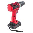 Masina de gaurit, filetanta cu acumulatori led, 2 Ah 20V 37 Nm, percutie, Red Technic