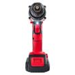Masina de gaurit, filetanta cu acumulatori led, 2 Ah 20V 37 Nm, percutie, Red Technic