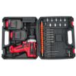 Masina de gaurit, filetanta cu acumulatori led, 2 Ah 20V 37 Nm, percutie, Red Technic