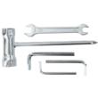 Motoburghiu de pamant pe benzina cu 3 burghie, motor in 2 timpi, 6 CP, Red Technic