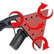 Masina slefuit telescopica tip girafa pentru pereti si tavan, slefuitor, 225 mm 1500W, Red Technic