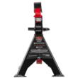 Set 2 capre sustinere , capacitate 3 tone, 272 - 405 mm, Red Technic