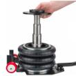 Cric pneumatic, capacitate 3.5 tone, perna aer 150 -400 mm 10 bari, cu roti si maner, Red Technic