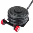 Cric pneumatic, capacitate 3.5 tone, perna aer 150 -400 mm 10 bari, cu roti si maner, Red Technic