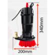 Pompa submersibila pentru apa curata si murdara cu plutitor, 1" capacitate 8000 l/h, Red Technic
